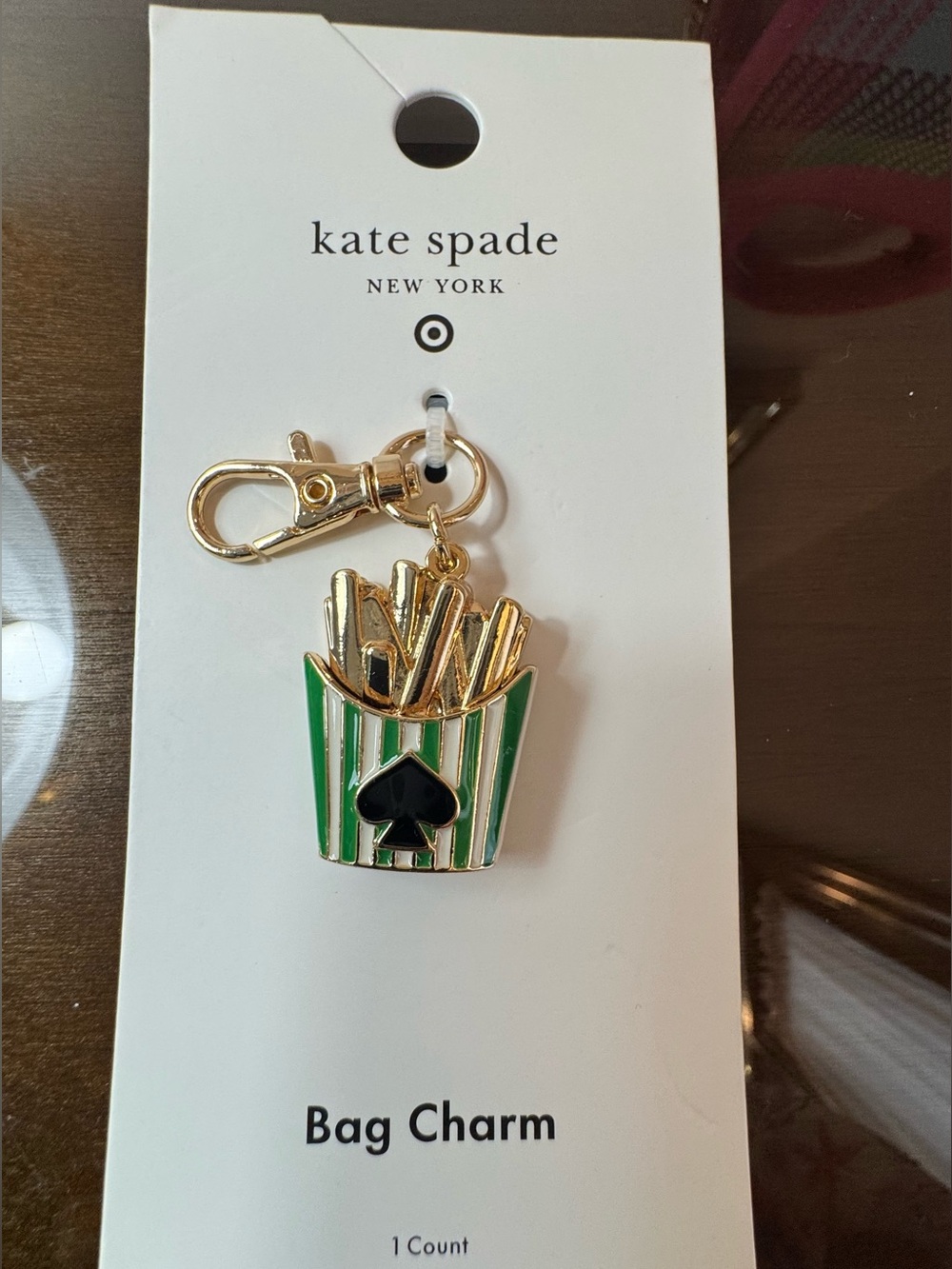Kate Spade and Target Limited Edition Bag Charm- French Fries